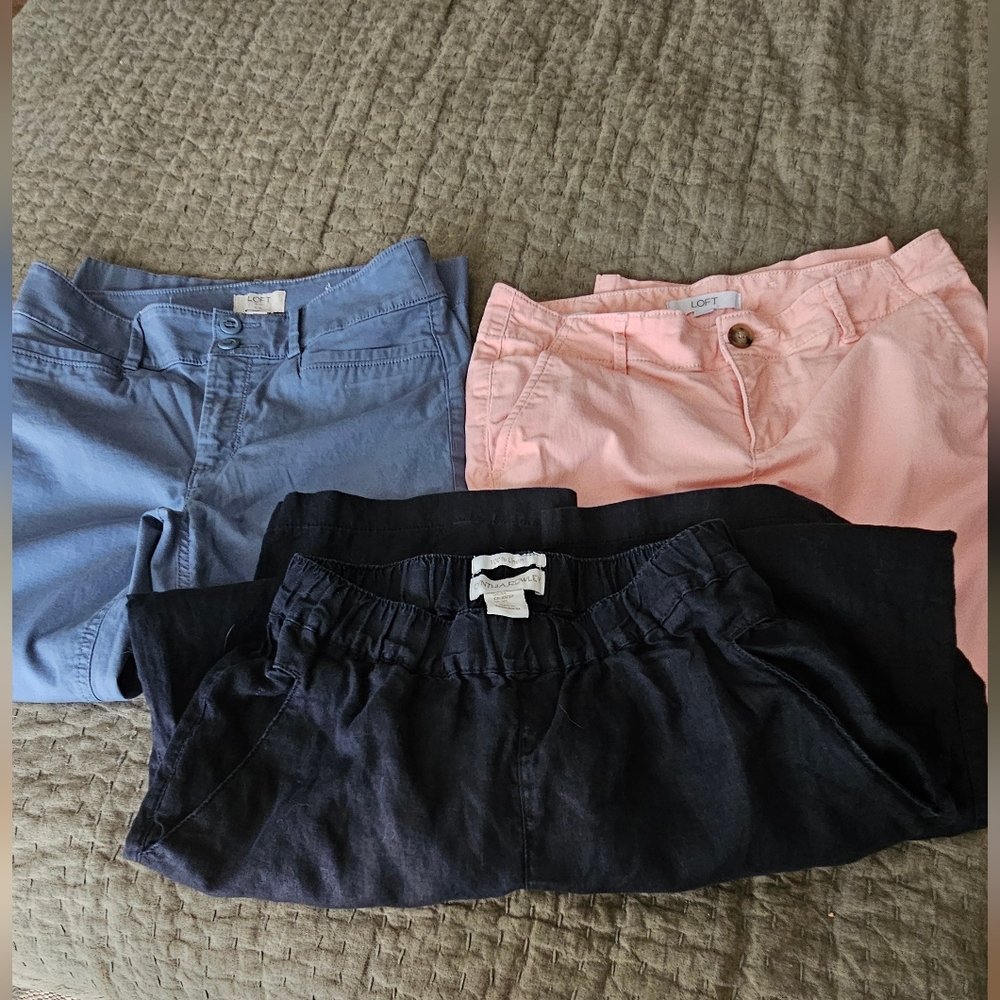 Three pairs of pants
